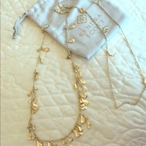Kendra Scott gold -long-necklace